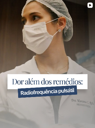 Post no Instagram: Dor além dos remédios, radiofrequência pulsátil